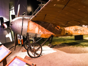 Italian monoplane, WWI vintage CancerRoadTrip Seattle Puget Sound Cancer RoadTrip Vashon