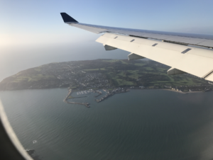 The island of Ireland, aerial view